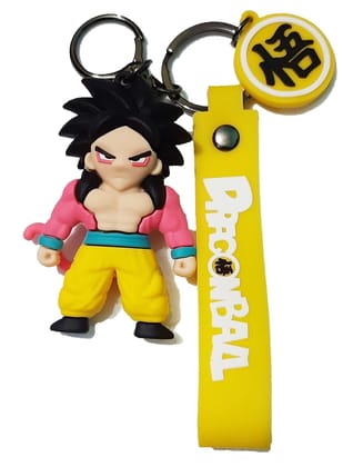 VSS Dragon Ball Z cartoon character 3D supreme quality rubber keyring KEYCHAIN for kids + Bag charm + Strap