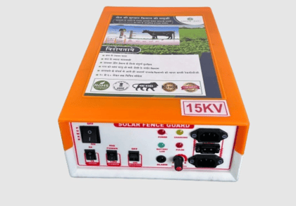 15KV 150 BIGHA Solar Fencing ZATKA MACHINE Cheapest Price Kisaan Jhatka Machine With Accessories AC DC Adaptor Working With Electricity 230 Volt