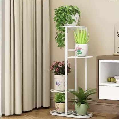 Bee Creative A Trendy Ultra Luxury Metal 4 Tier 5 Potted Plant Stand
