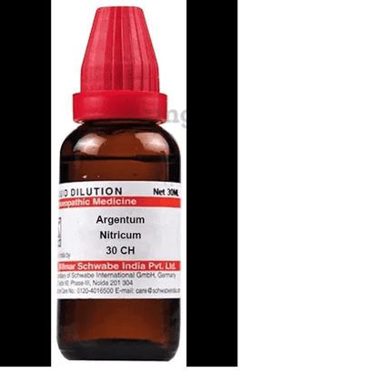 Dr Willmar Schwabe India Argentum Nitricum Dilution 30 CH(pack of 2)