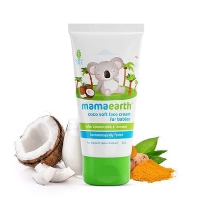 Coco Soft Face Cream With Coconut Milk & Turmeric For Babies - 60 g