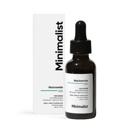 Minimalist 5% Niacinamide Face Serum for Clear Glowing Skin
