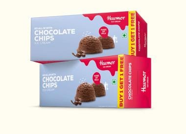 Ice Cream Chocolate Chips Family Pack Combo Havmor (700+700ML)