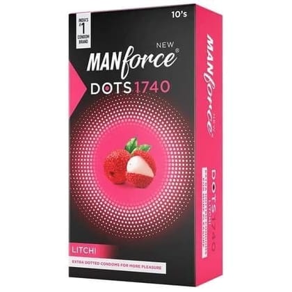 Manforce Dots 1740 Condom Litchi 10 condoms