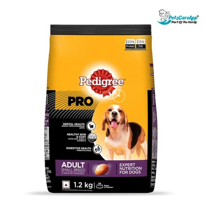 Pedigree Professional Adult Dog Food Small Breed 1.2kg