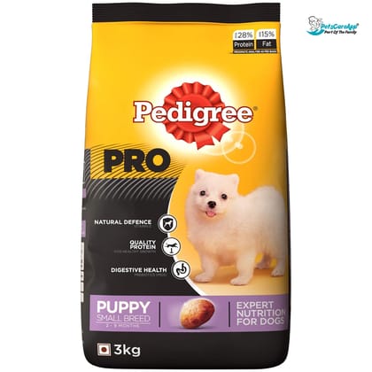 Pedigree Professional Small Breed Puppy Food 3 kg