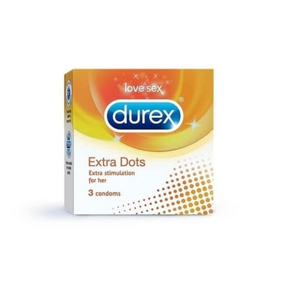 Durex Extra Dots Condoms - Extra stimulation for her
