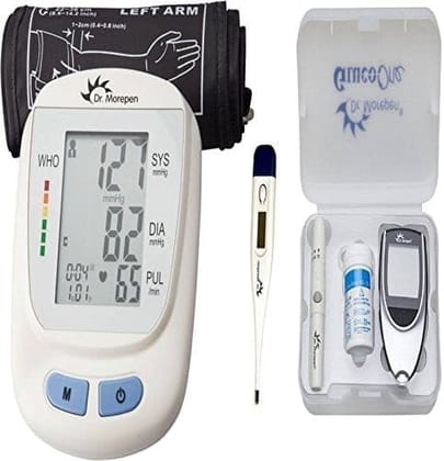 Dr. Morepen combo of BP-09, Glucometer and Thermometer