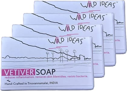 Wild Ideas Vetiver Body Soap (Set of 4)