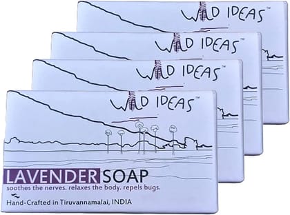 Wild Ideas Lavender Body Soap (Set of 4)