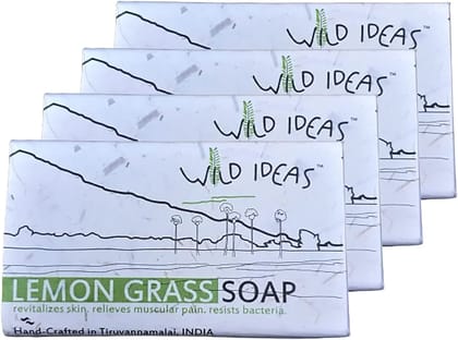 Wild Ideas Lemongrass Body Soap (Set of 4)