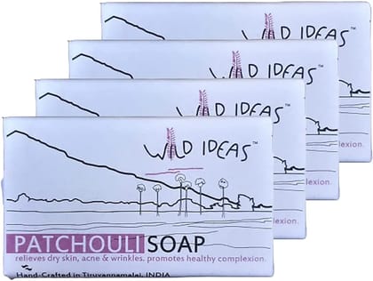 Wild Ideas Patchouli Body Soap (Set of 4)