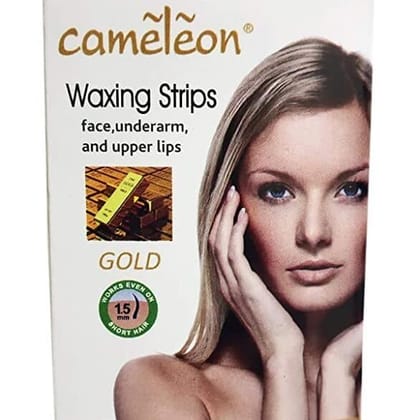 Cameleon Face And Underarm Waxing Strips Gold