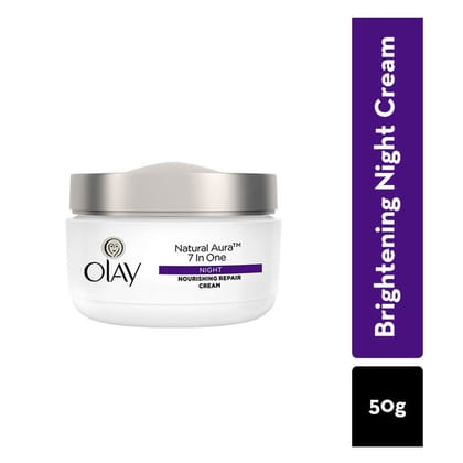 Olay Natural White 7 in One, Night Nourishing Repair Cream, 50g Olay Natural White 7 in One, Night Nourishing Repair Cream, 50g