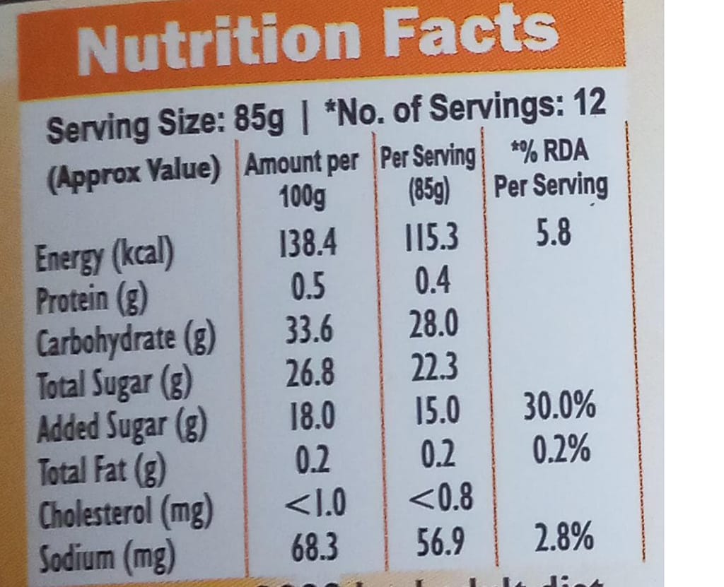 Mala's Orange Fillings for Pie , Pastry & Cake