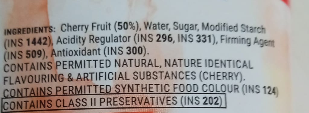 Mala's Cherry Fillings for Pie , Pastry & Cake 1KG