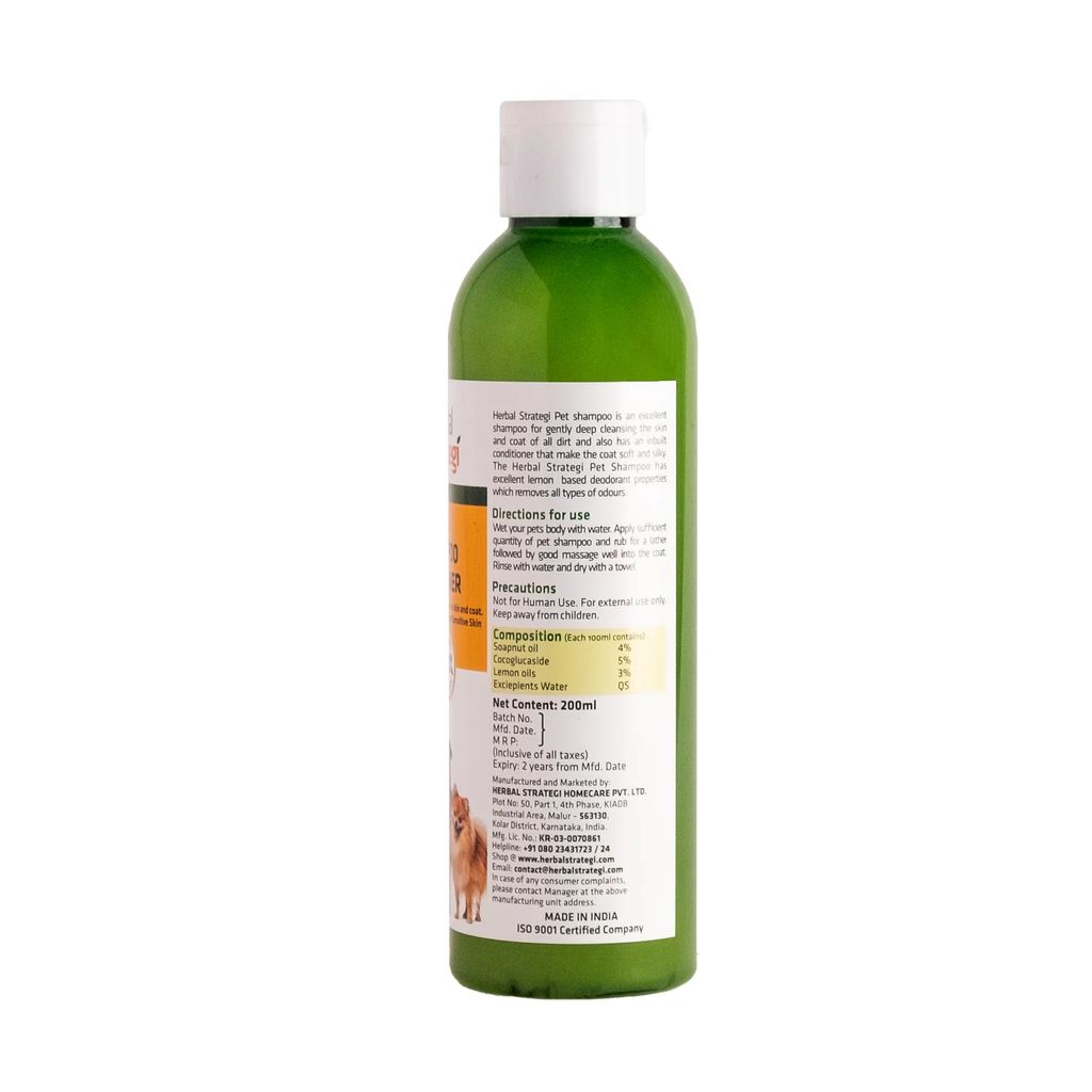 Herbal Strategi Pet Shampoo and Conditioner 200ML
