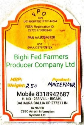Maize Flour 250 Gram ( Corn Flour)