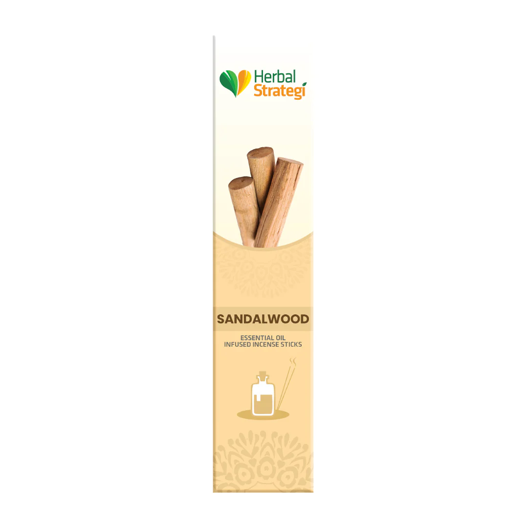 Herbal Strategi Sandal Aromatic Incense Sticks 20 pcs