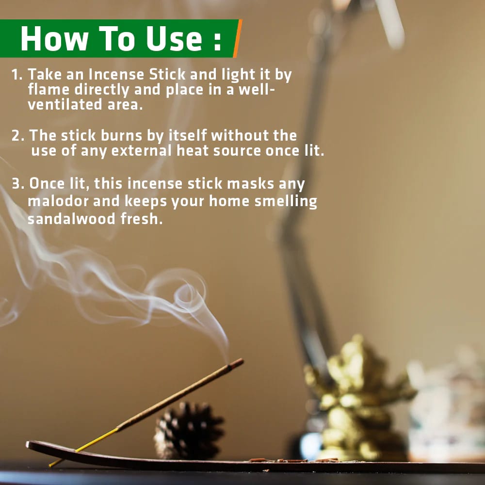 Herbal Strategi Sandal Aromatic Incense Sticks 20 pcs