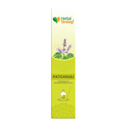 Herbal Strategi Patchouli Aromatic Incense Sticks 20 pcs