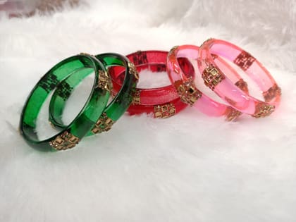 Jodhpuri Crystal Glass Kada