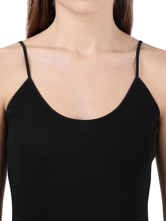 Jockey 1487 Women's Super Combed Cotton Rib Camisole with Adjustable Straps Pack of 1