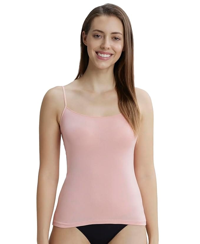 Jockey 1487 Women's Super Combed Cotton Rib Camisole with Adjustable Straps Pack of 1