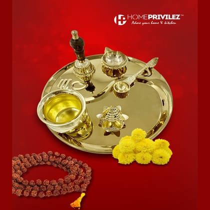 Pooja Thali set of 6 pcs