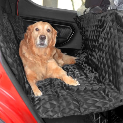 Tails To Tell Dog Car Seat Cover Waterproof & Scratch Proof & Nonslip Back Seat Cover Bucket Pet Seat Cover (Black Waterproof) Tails To Tell Dog Car Seat Cover Waterproof & Scratch Proof & Nonslip Back Seat Cover Bucket Pet Seat Cover (Black Waterproof)