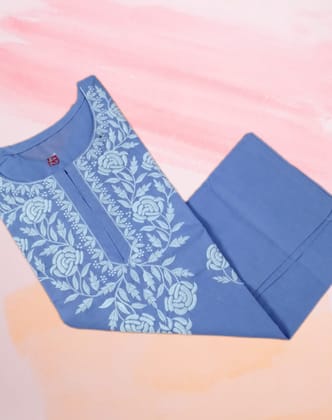 COTTON SHORT PURPLE KURTI