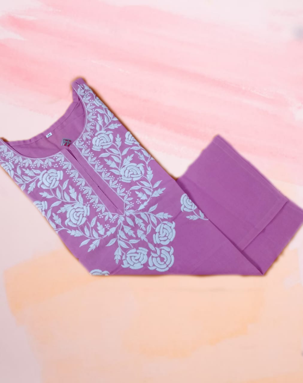 PINK SHORT COTTON KURTI