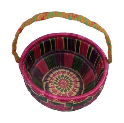 Moonj Basket ( Kandiya)