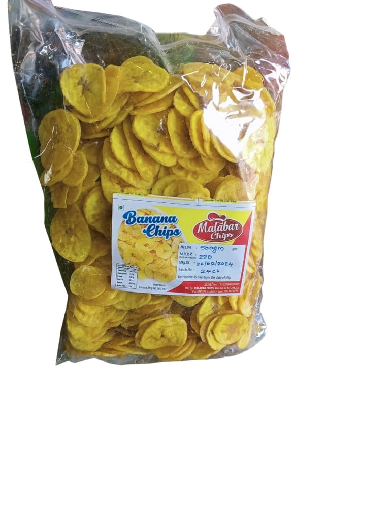 Malabar Banana Chips 500gm