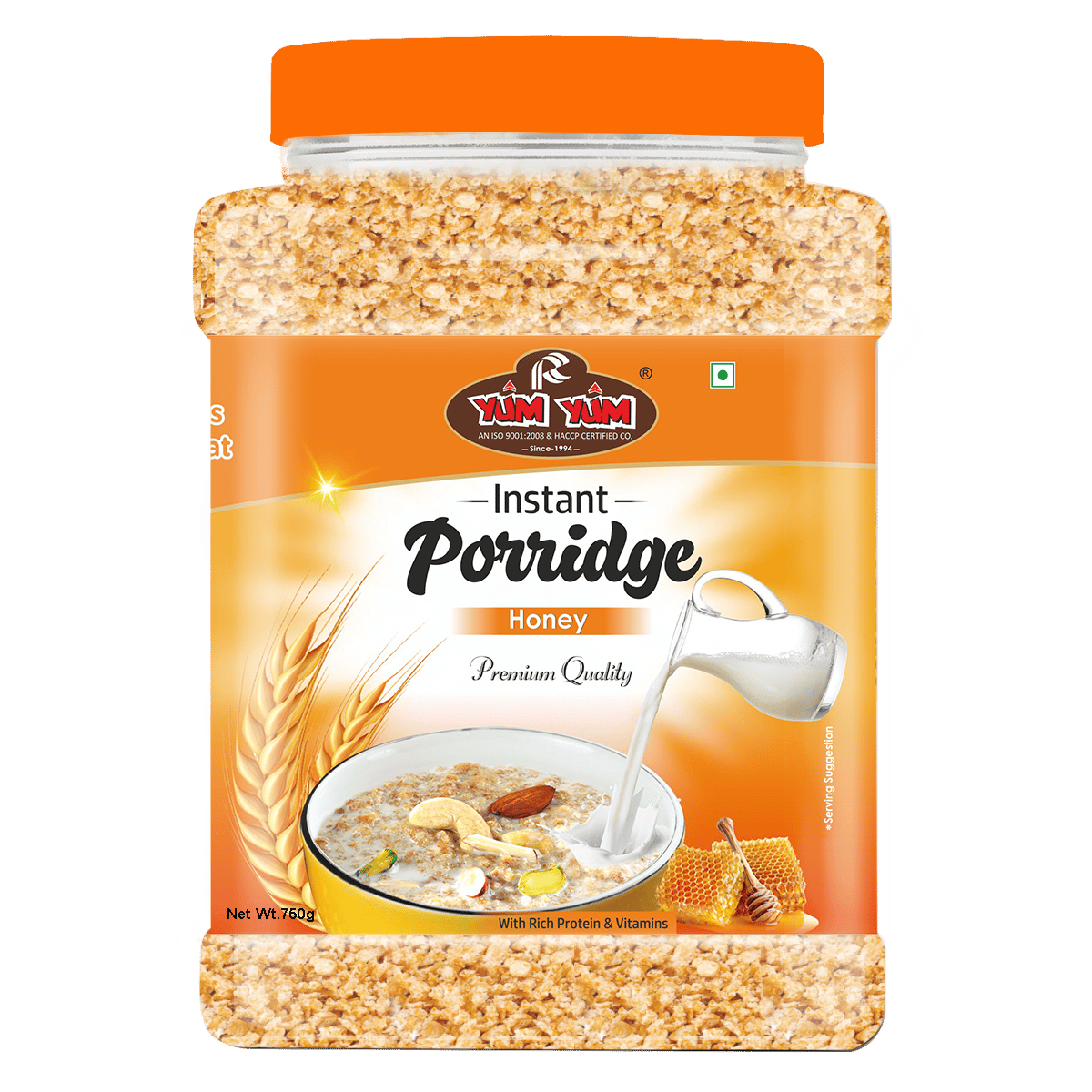 Yum Yum Instant Roasted Honey Porridge 750g