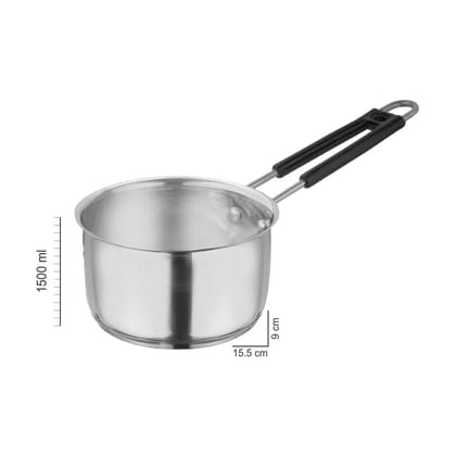 Stainless Steel Saucepan/Tea pan with capsulated induction bottom