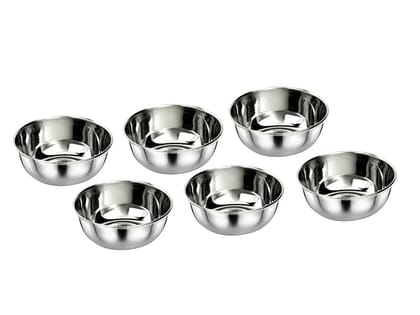 Stainless Steel Katori/ Vatti /Bowl Set 6Pcs Stainless Steel Katori/ Vatti /Bowl Set 6Pcs