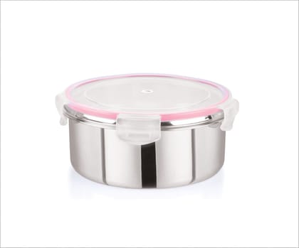 "Flip & Seal" Stainless Steel Airtight Flat Storage Container ( 700mL,1000ml & 1250mL) "Flip & Seal" Stainless Steel Airtight Flat Storage Container ( 700mL,1000ml & 1250mL)