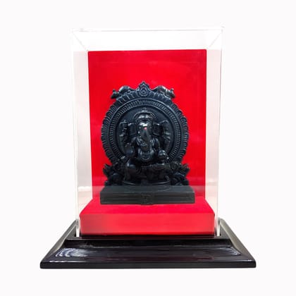 Karungali Raja Vinayagar in Acrylic Glass Box