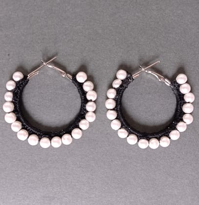 Crochet Hoop Earrings