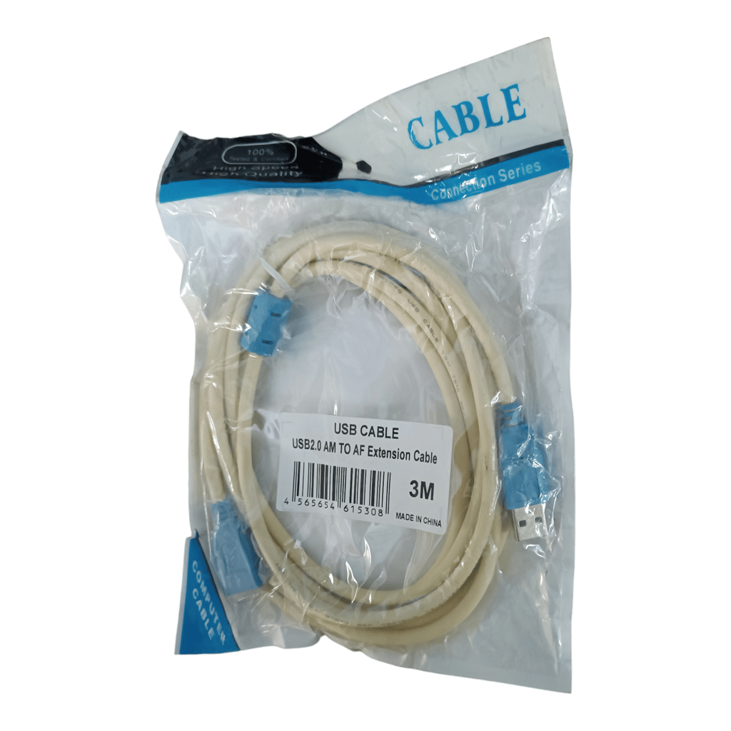 Bridge the Distance: USB Extension cable 3m - No Signal Loss, Plug & Play, Durable Build, 100% Certified.