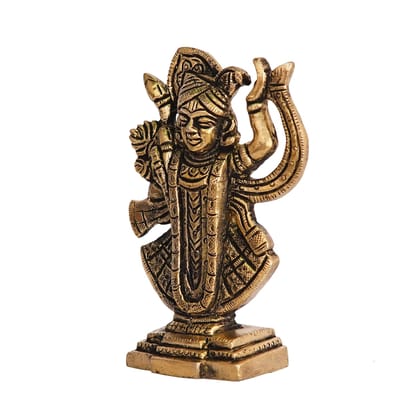 Handcrafted Brass Loard Shreenathji Collectible/ Idol