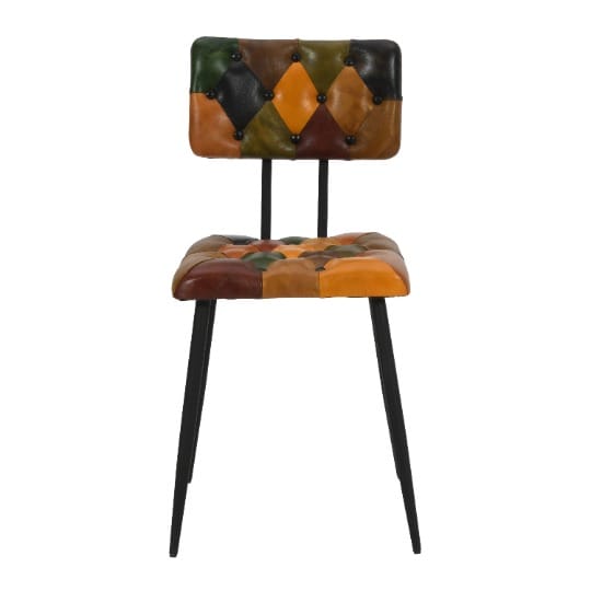 MULTICOLOUR LEATHER CHAIR
