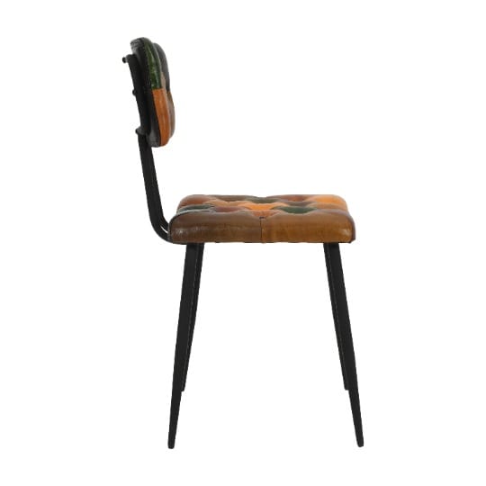 MULTICOLOUR LEATHER CHAIR