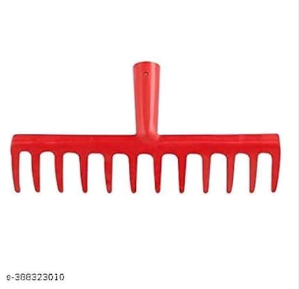 10-Teeth Garden Rake, Heavy Duty Steel Rake for Lawn, Leaves, and Grass 10-Teeth Garden Rake, Heavy Duty Steel Rake for Lawn, Leaves, and Grass