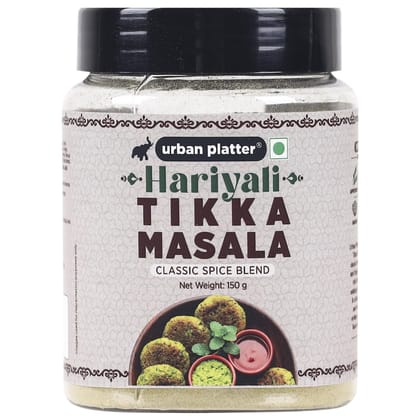 Urban Platter Hariyali Tikka Masala, 150g / 5oz [All Natural, Premium Quality &amp; Flavourful]