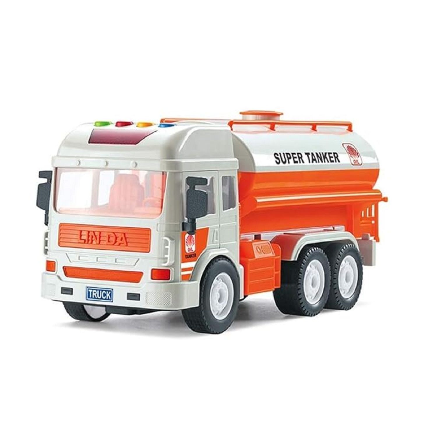 KTRS ENTERPRISE Friction Powered Super Oil Tanker with Light and Music - Super Strong Toys for Kids