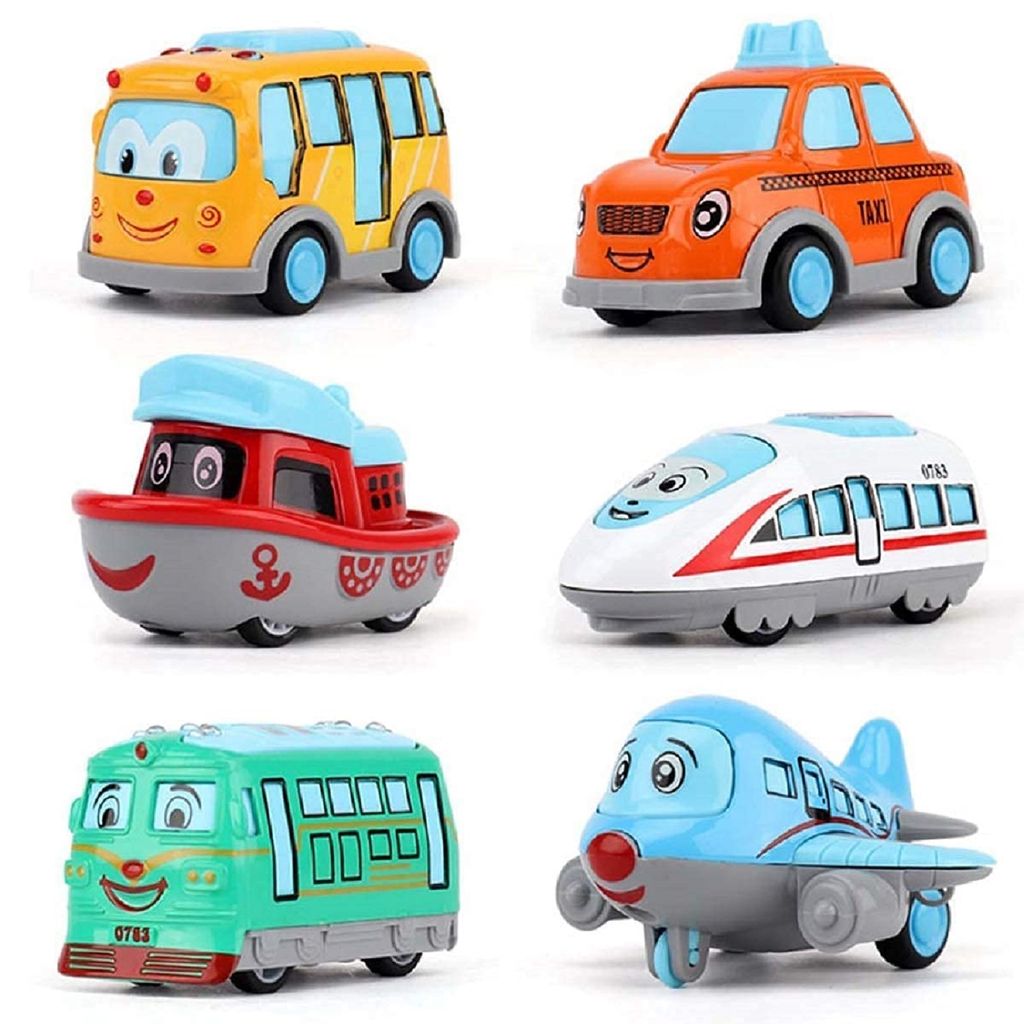 KTRS ENTERPRISE Q Metal Cars Team Toys for Kids 1:64 Die-Cast Pull Back Action car Set Pack of 6 Modes of Transport Metal Friction Powered Car Toy Set for Kids - Toys and Games | Buy online on ZillyBuy