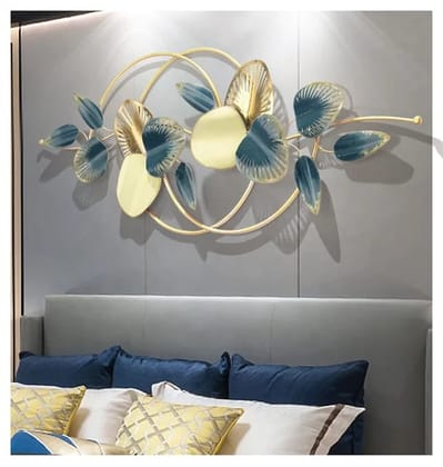 AZMA EXPORTS Metal Flower Wall Art Iron Wall Hanging Home Decoration Perfect for Living Room/Hotel/Restaurant/Bedroom/Drawing Room (Color : Multi)