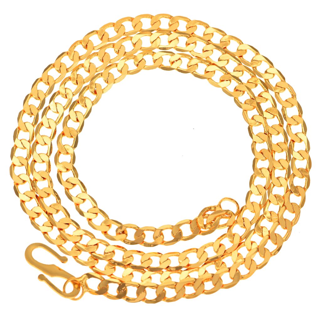 AanyaCentric Latest Silver Plated Anklets & 22 inch Gold Plated Chain - Stylish Women and Girls Jewelry Set